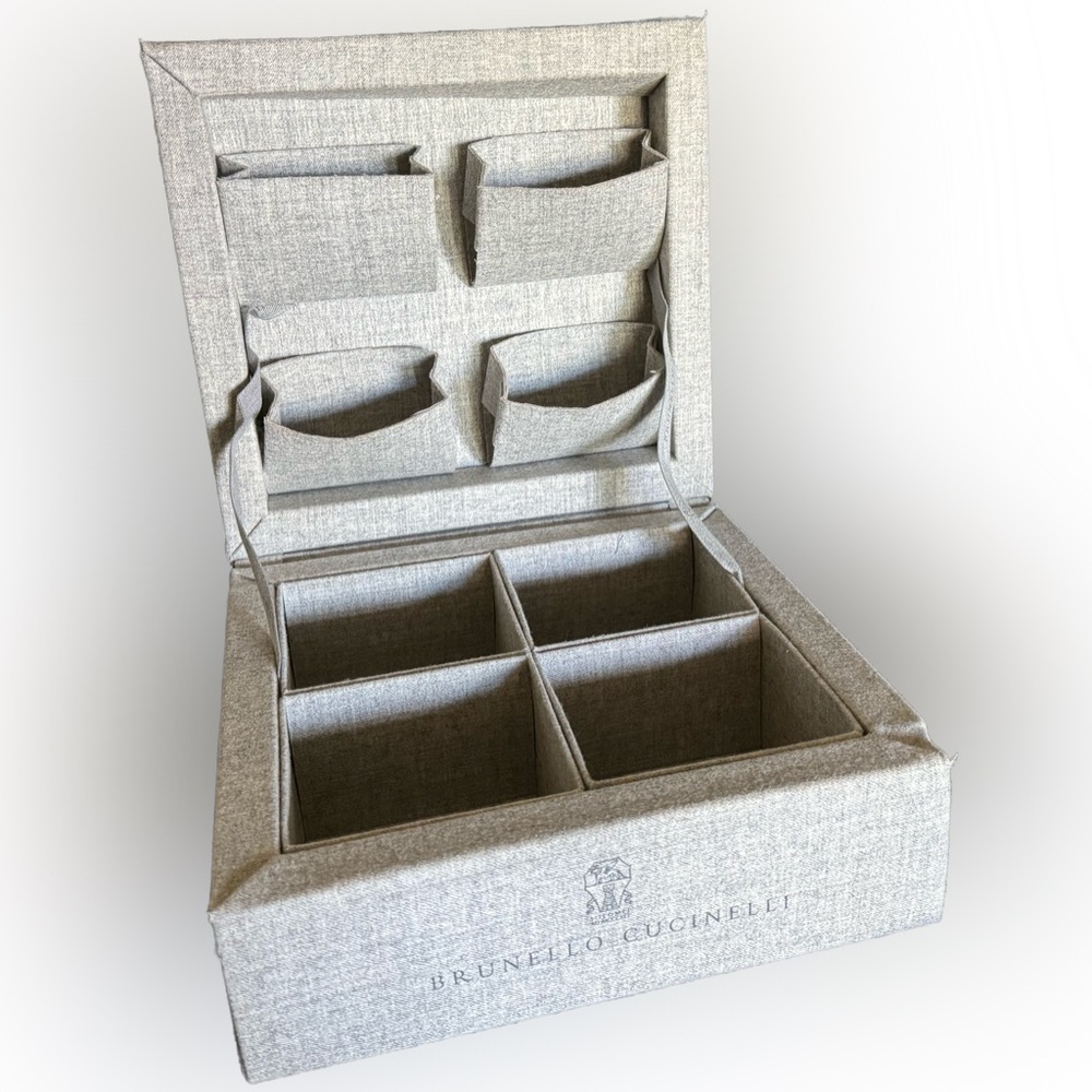 Brunello Cucinelli Tie/Pocket Square Box